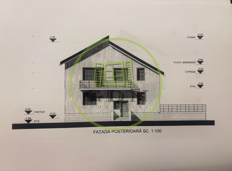 Casa S+P+M, 690 MP teren, 180,46 MP utili, Preajba, zona Capsunarie