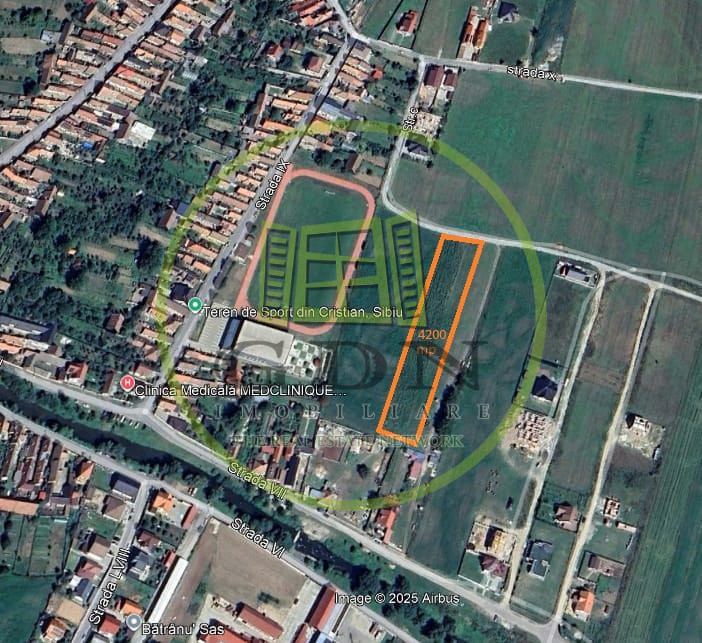 Teren intravilan 4200 mp, ideal constructie case, parcelabil, Cristian, Sibiu