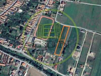 Teren intravilan 4200 mp, ideal constructie case, parcelabil, Cristian, Sibiu