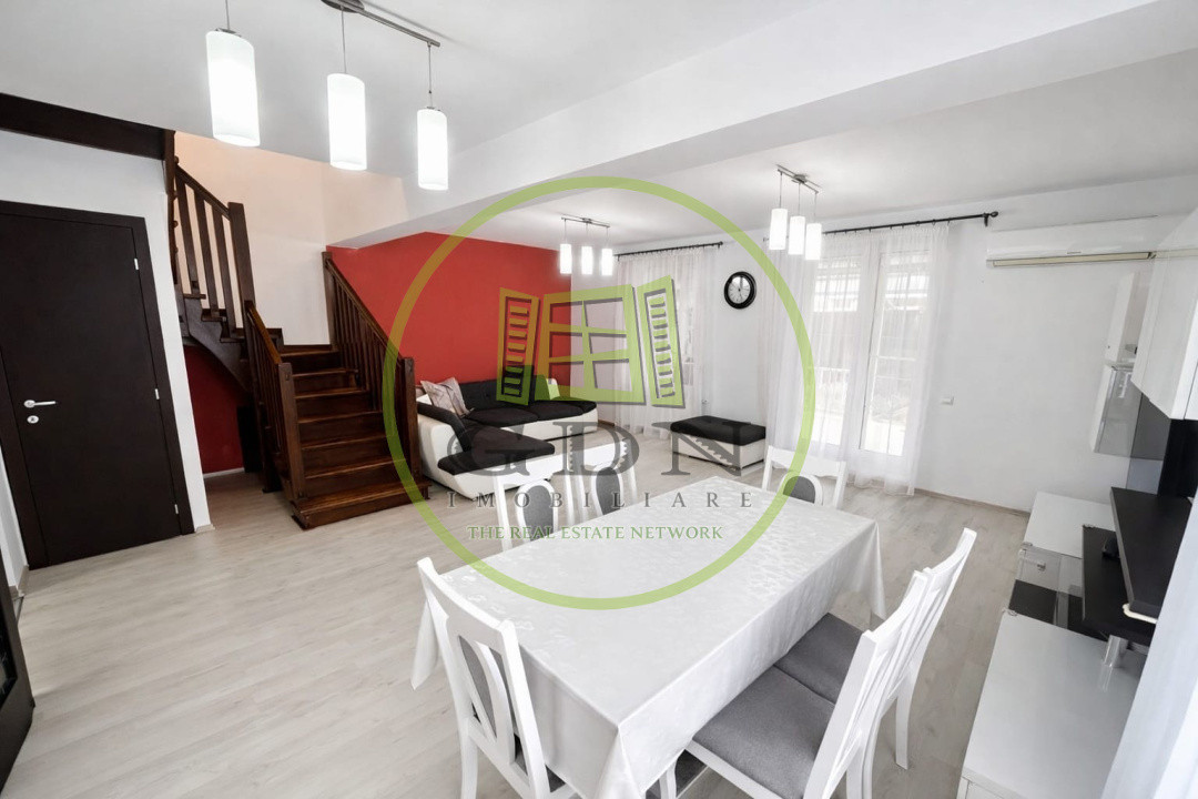 Casă duplex superbă de închiriat în Corbeanca Park | 3 dormitoare | curte 250 mp