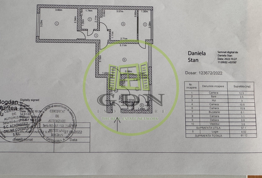 Apartament 3 camere – Str. Pajurei | Etaj 1 | parcare | centrală | mobilat