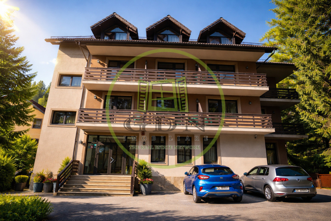 Hotel operațional de vânzare în Predeal – 26 camere | Business funcțional 