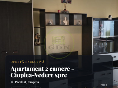 Apartament 2 camere -Cioplea-Vedere spre Masivul Postavaru