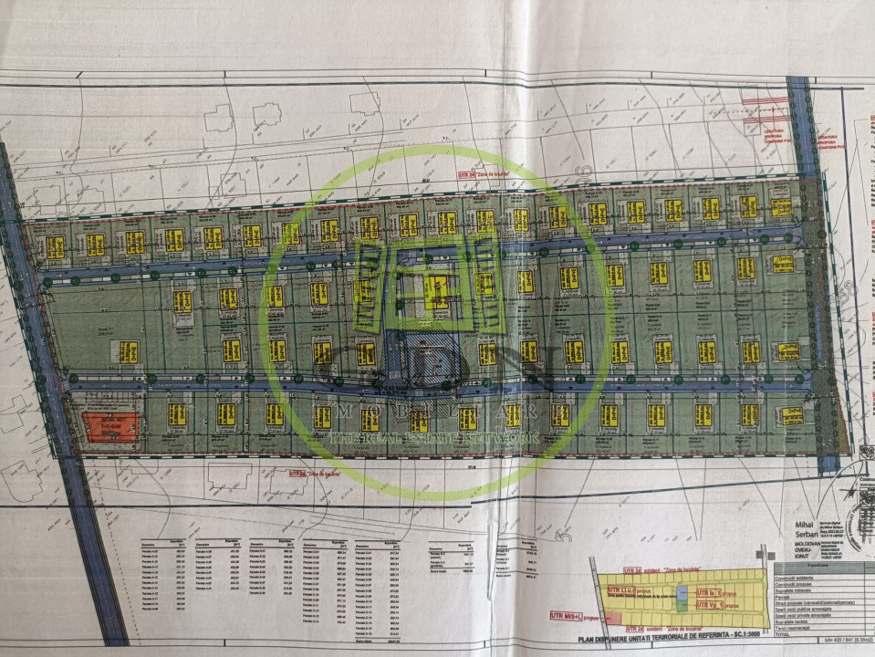 Teren de vânzare parcele de 600 mp 