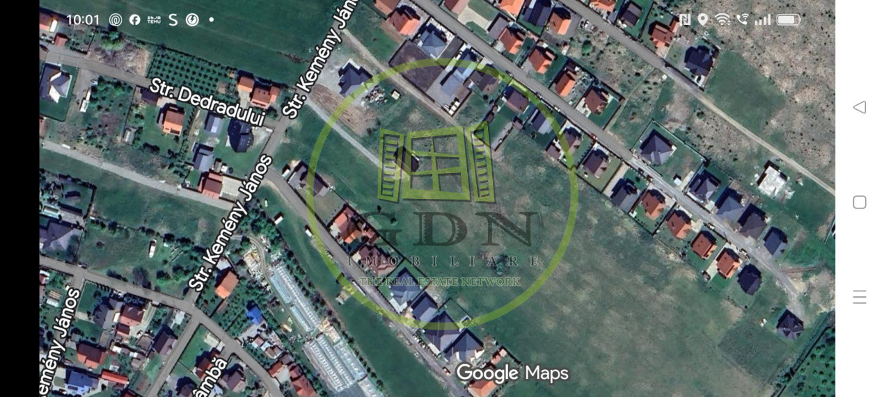 Teren de vânzare parcele de 600 mp 