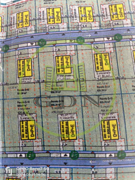 Teren de vânzare parcele de 600 mp 