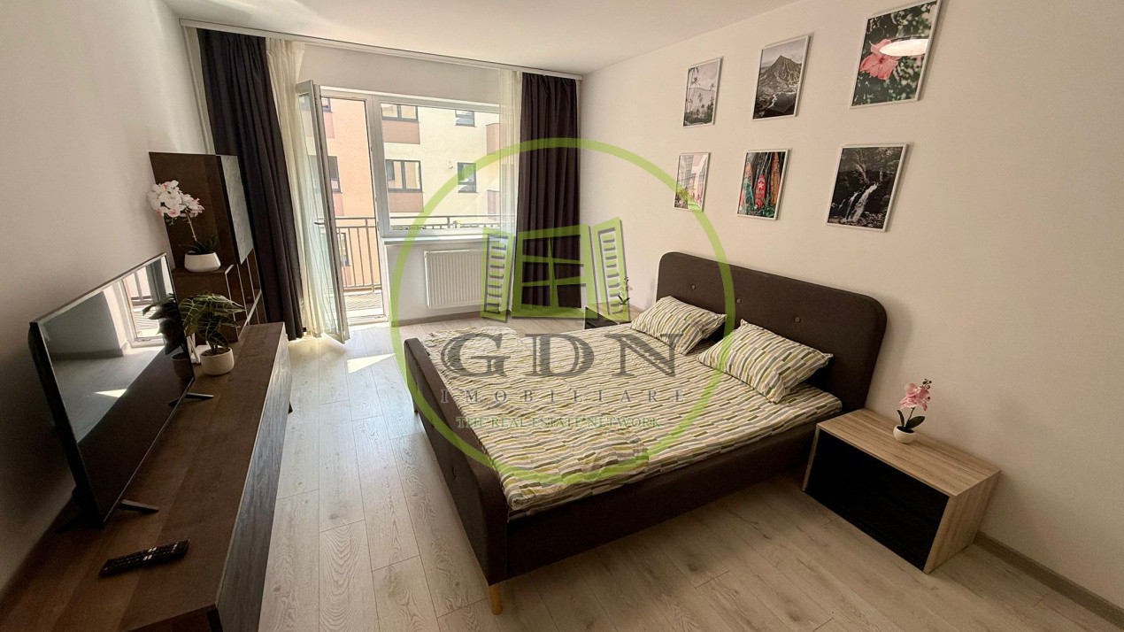 Garsoniera decomandata moderna si spatioasa | Etaj 1 | 42mp | Tractorul