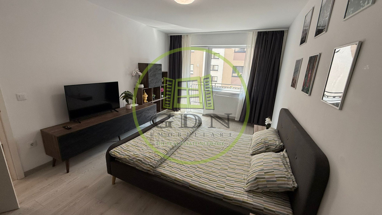 Garsoniera decomandata moderna si spatioasa | Etaj 1 | 42mp | Tractorul