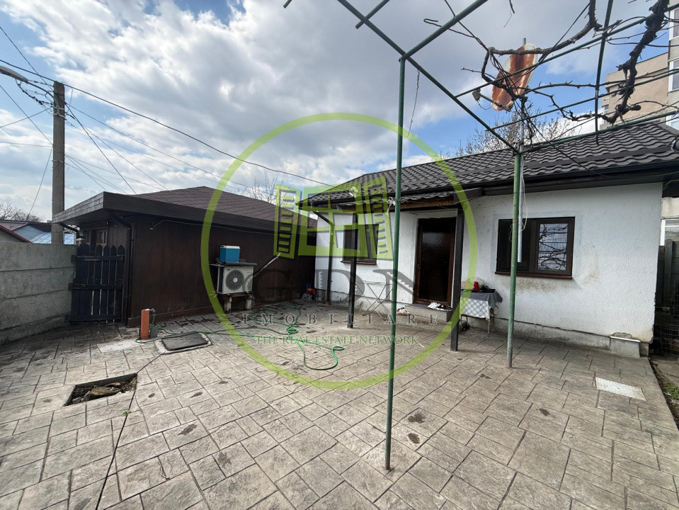 Spatiu comercial+casa plan parter,265 mp teren, 100 mp utili, George Enescu 