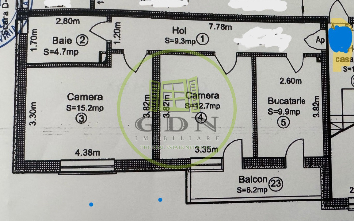 Apartament mobiliat utilat 