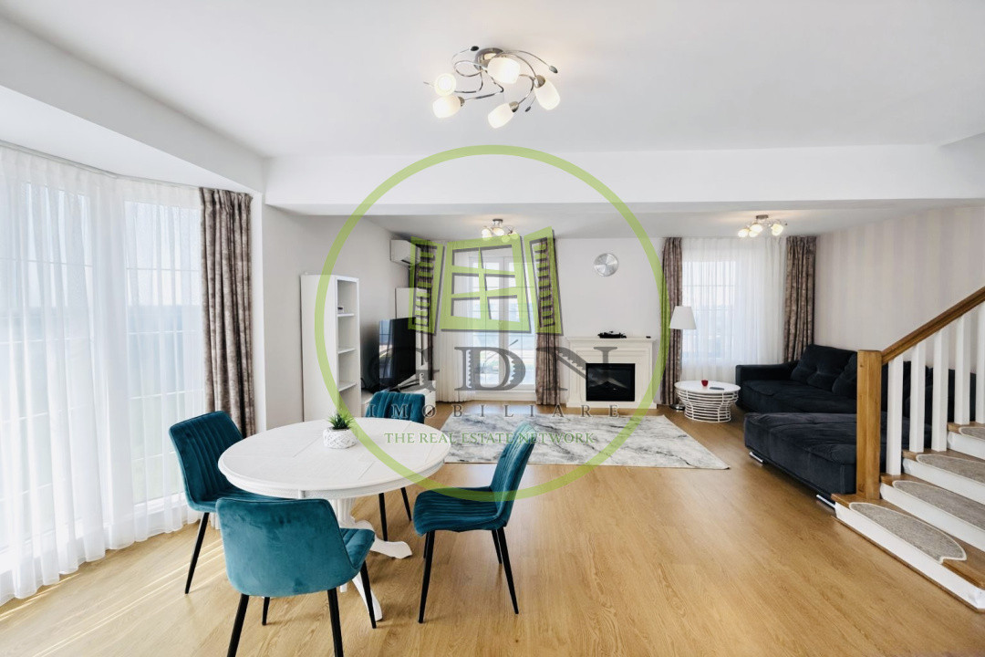 COMISION 0% | Casă superă Corbeanca Park | 4 camere | curte 250 mp | mobilată | 