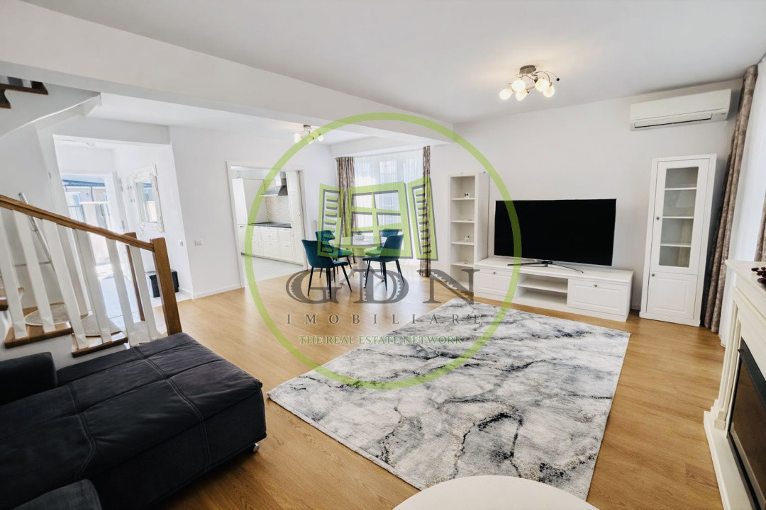 COMISION 0% | Casă superă Corbeanca Park | 4 camere | curte 250 mp | mobilată | 