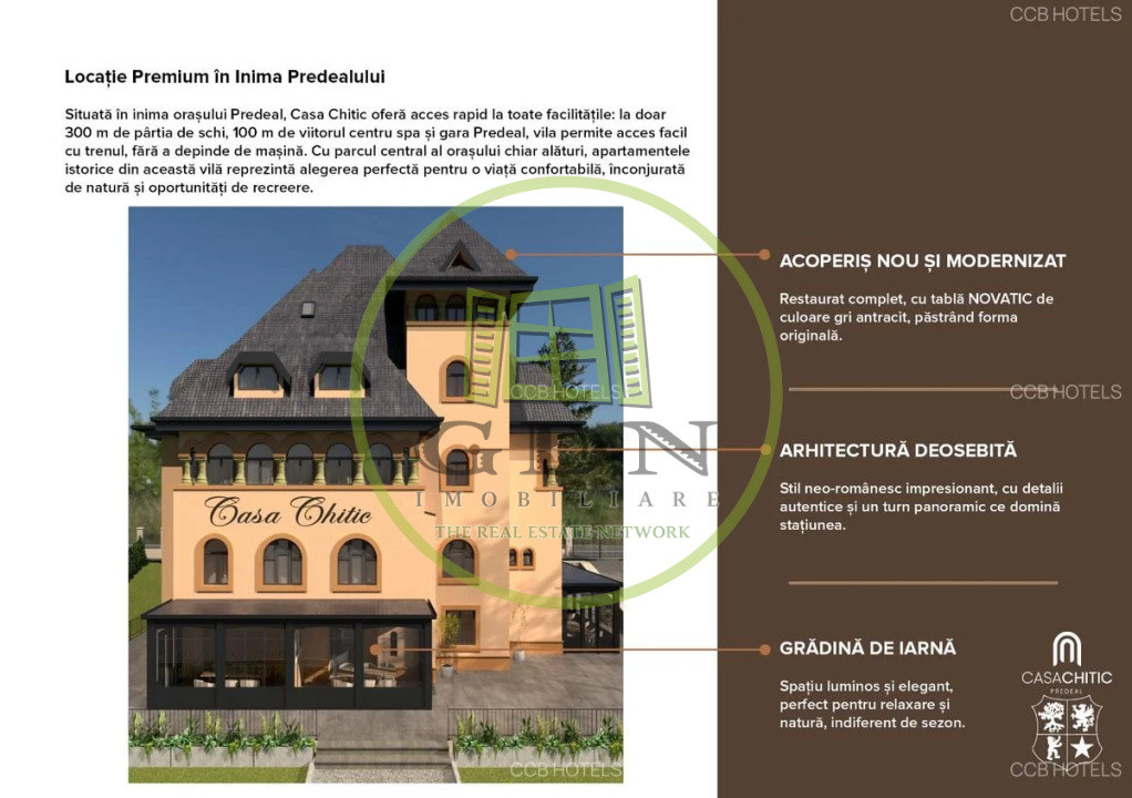 AP11 – Apartament de vacanță premium | TVA 0% | Vilă Neo-Românească – Predeal