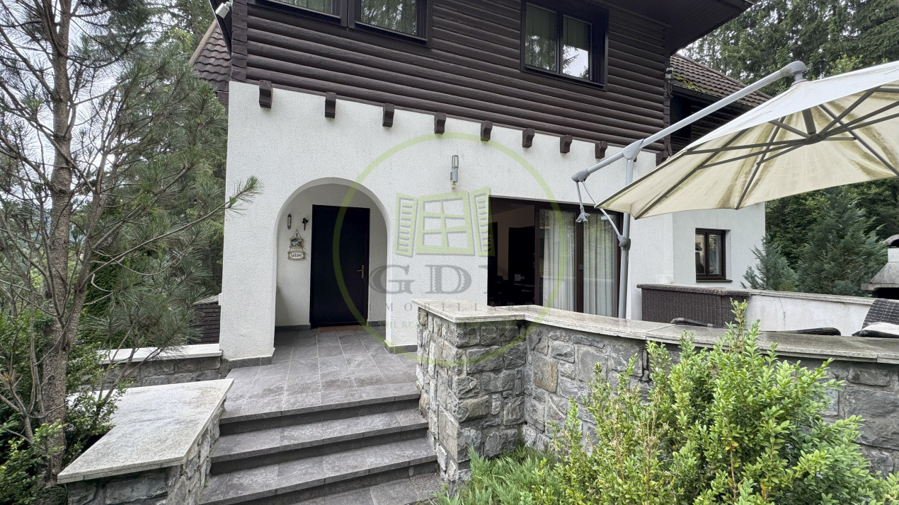 Vilă deosebită în Predeal – Cioplea | 210 mp | 5 camere | teren 500 mp|mobilata