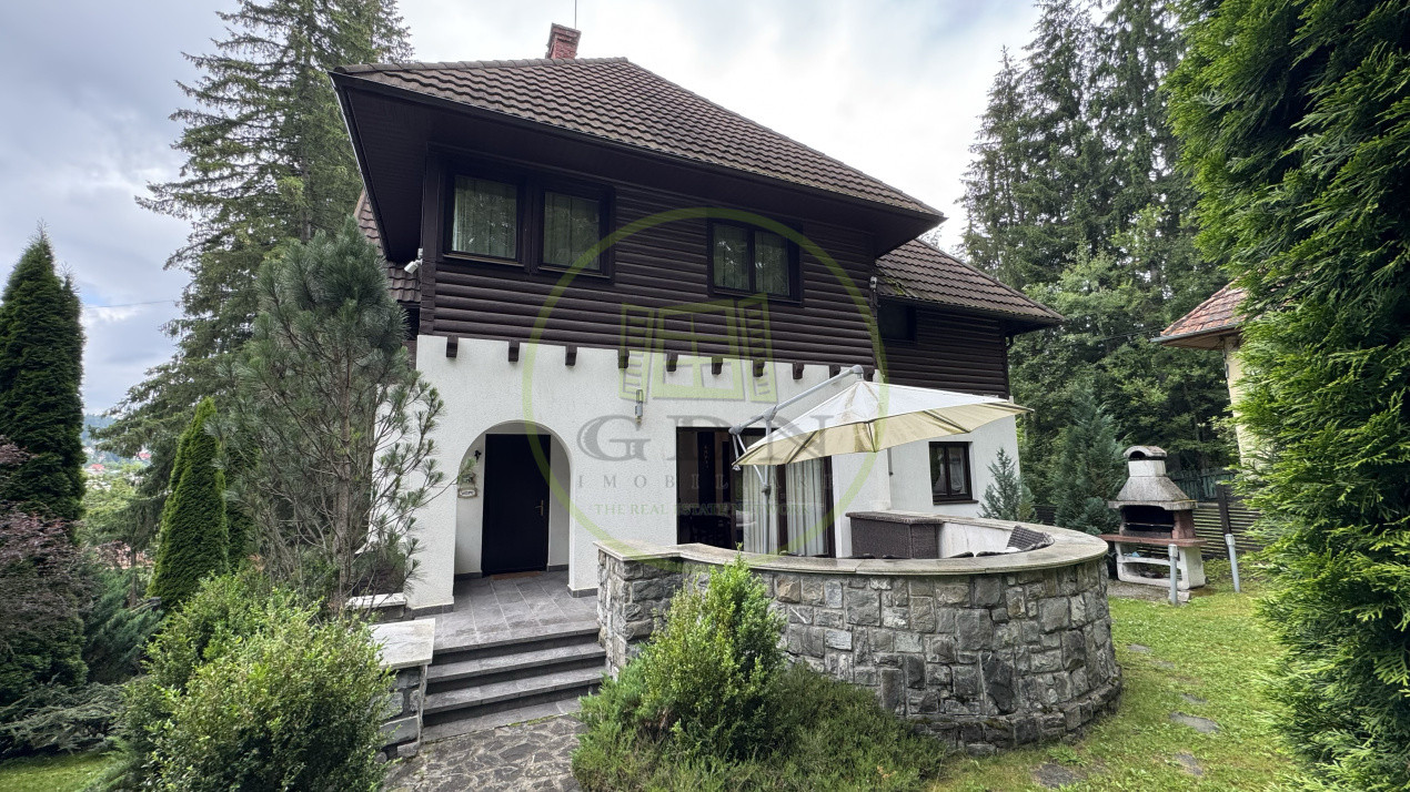 Vilă deosebită în Predeal – Cioplea | 210 mp | 5 camere | teren 500 mp|mobilata