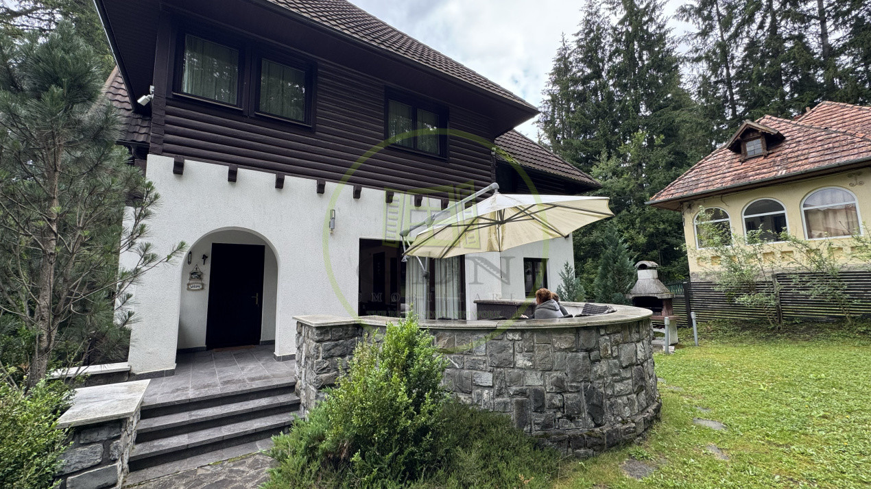 Vilă deosebită în Predeal – Cioplea | 210 mp | 5 camere | teren 500 mp|mobilata