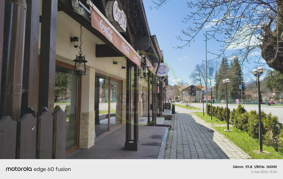 Proprietate mixtă  – spațiu comercial și casă, situată central în Predeal, Bv,