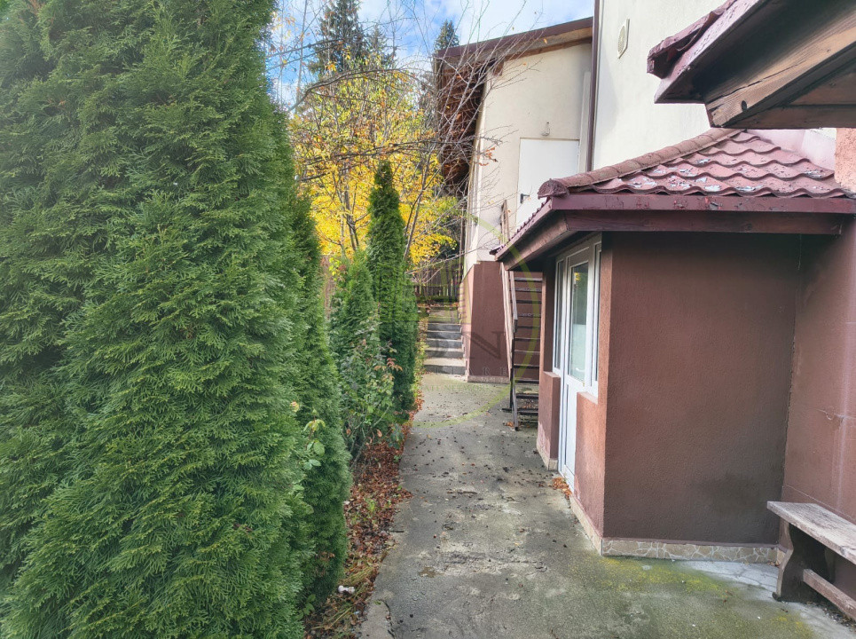 Proprietate mixtă  – spațiu comercial și casă, situată central în Predeal, Bv,