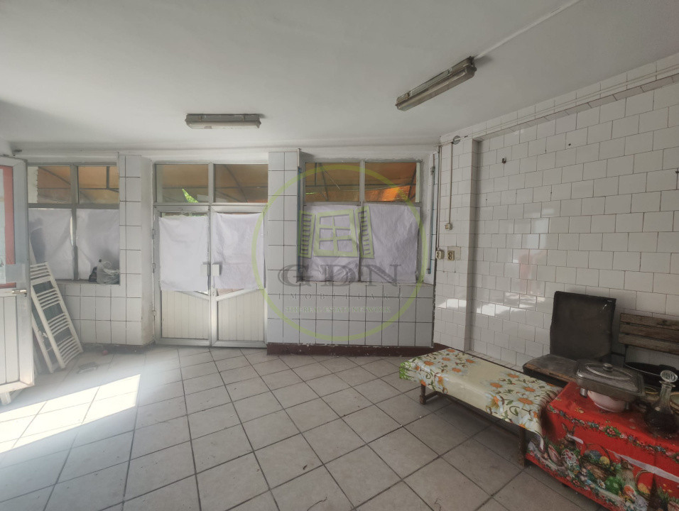 Spatiu comercial 9 camere, casa 2 camere,  teren 354 mp, Brestei.