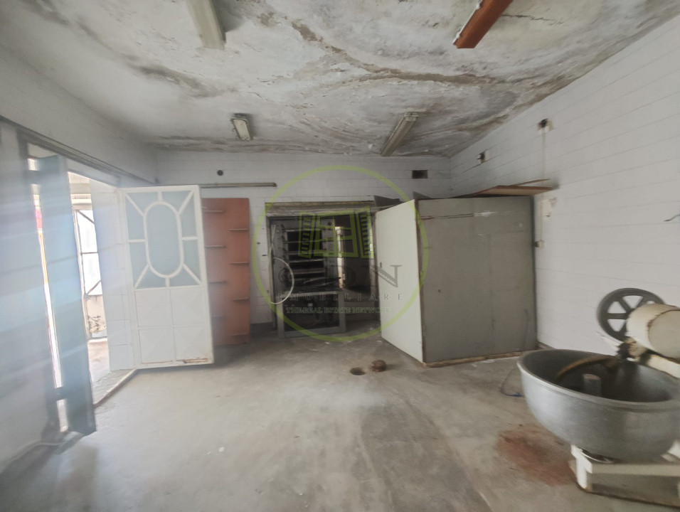 Spatiu comercial 9 camere, casa 2 camere,  teren 354 mp, Brestei.