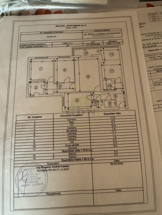 Apartament cu 4 camere | 86 mp | etaj 3/4 | Tractorul, str Aluminiului | Brasov