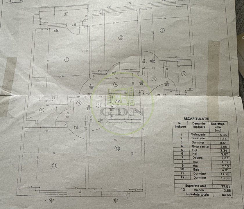 Apartament 4 camere, 80.66 mp, cartier Craiovita, zona Big 