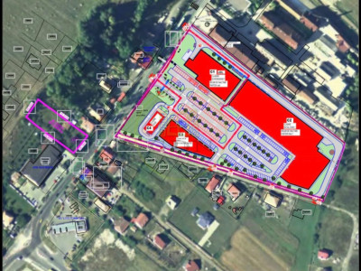 Teren de vânzare -Reghin - str. Pandurilor 1840 mp  