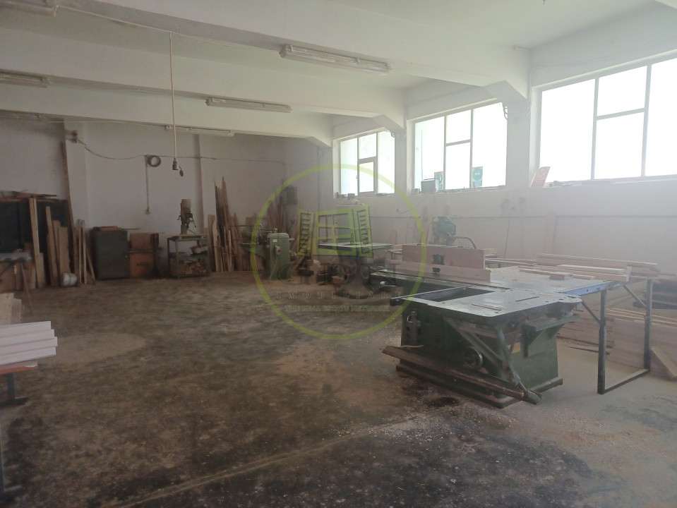 De vanzare fabrica mobilier lemn masiv sculptat + confectii metalice 