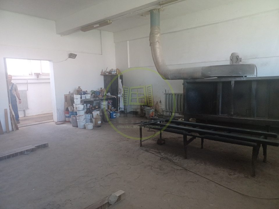 De vanzare fabrica mobilier lemn masiv sculptat + confectii metalice 