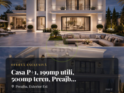 Casa P+1, 199mp utili, 500mp teren, Preajba, zona Selgros