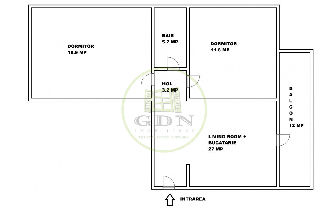 Apartament 3 camere inchiriere Doamna Stanca