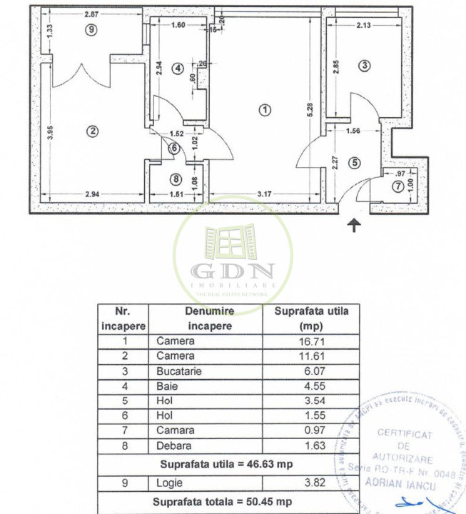 Apartament 2 camere | Pajura | Mobilat și utilat | Bloc reabilitat 