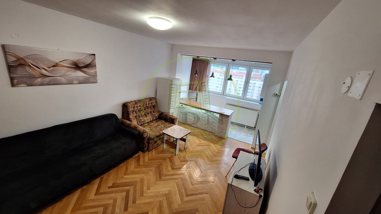 Garsonieră de închiriat – Zona Gării | Bloc Căprioara | Priveliște superbă 