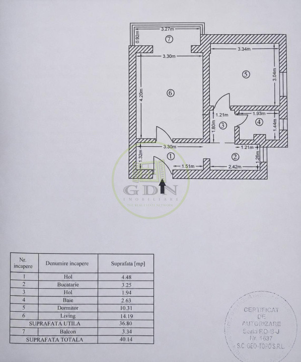 Apartament 2 camere | Renovat integral | Centrala proprie | Etaj 3/4 | Mogosoaia