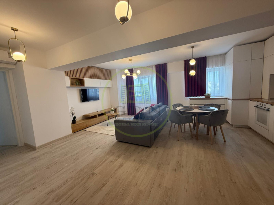Apartament 2 camere, open-space, 74 mp, Cartier Gara, Zona Petrom