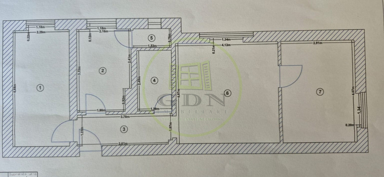 Apartament cu 3 camere de închiriat în Terezian, aproape de parc, Lidl si Profi