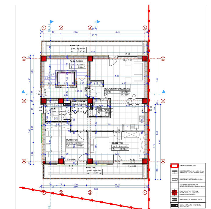 Apartament 3 camere, decomandat, 108.6mp, cartier Brazda, zona Consul