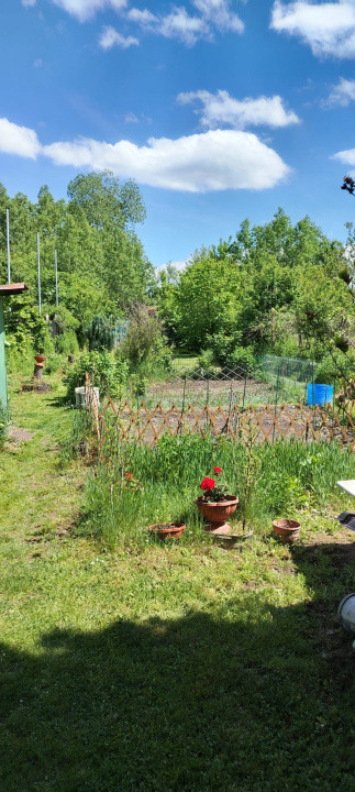 Teren intravilan cu poveste la Tocile - 1100 mp cu livadă, cabană + rulotă
