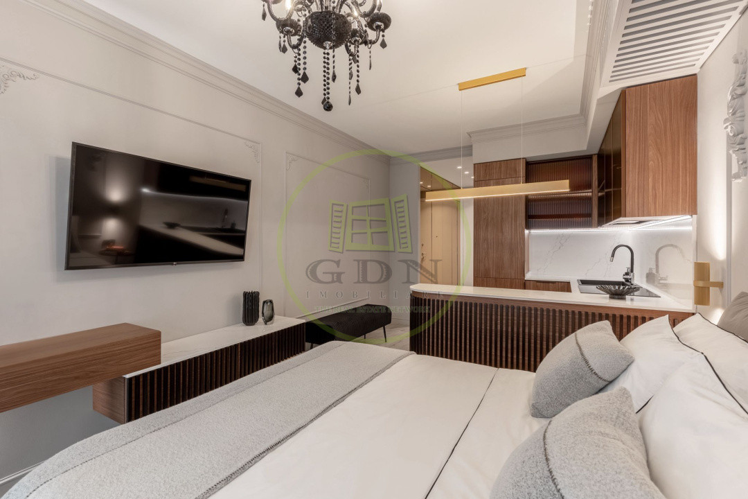 Studio premium | WIN Herăstrău | Design interior de autor | Complet mobilat 