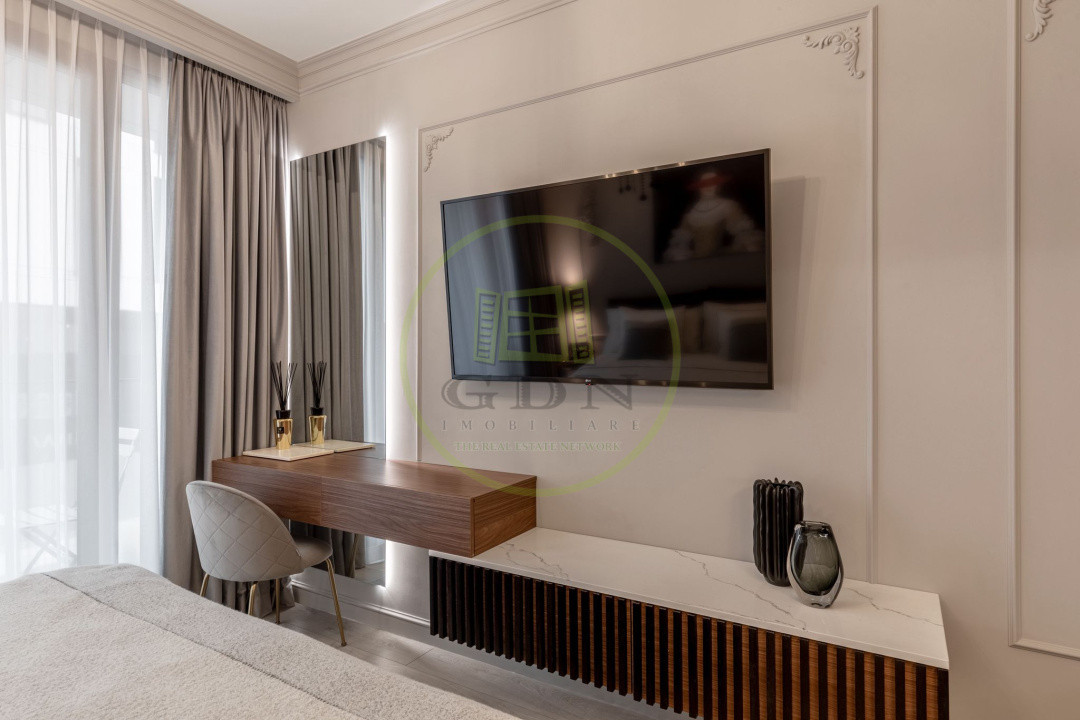 Studio premium | WIN Herăstrău | Design interior de autor | Complet mobilat 