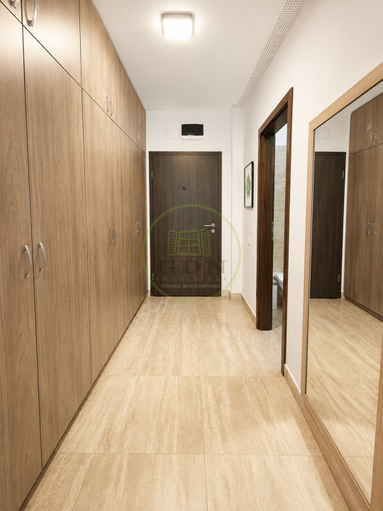 Inchiriez apartament 2 camere de 64mp, bloc Nou, situat pe Colina Universității