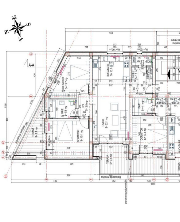 Apartament 3 camere de vânzare  în Șelimbăr 75 mp 