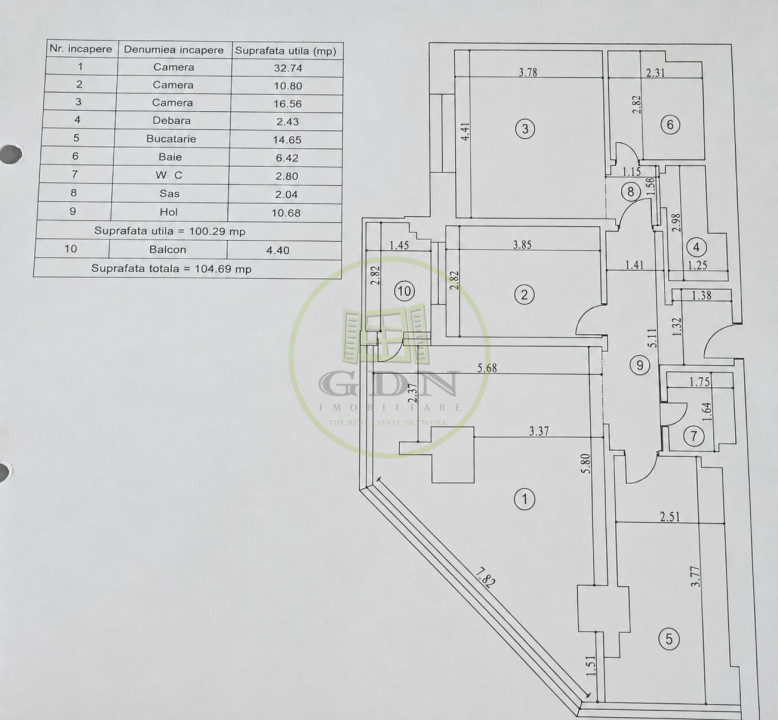 Apartament 3 camere | 100 mp utili | Bloc 2018 | Metrou Jiului |Centrală proprie