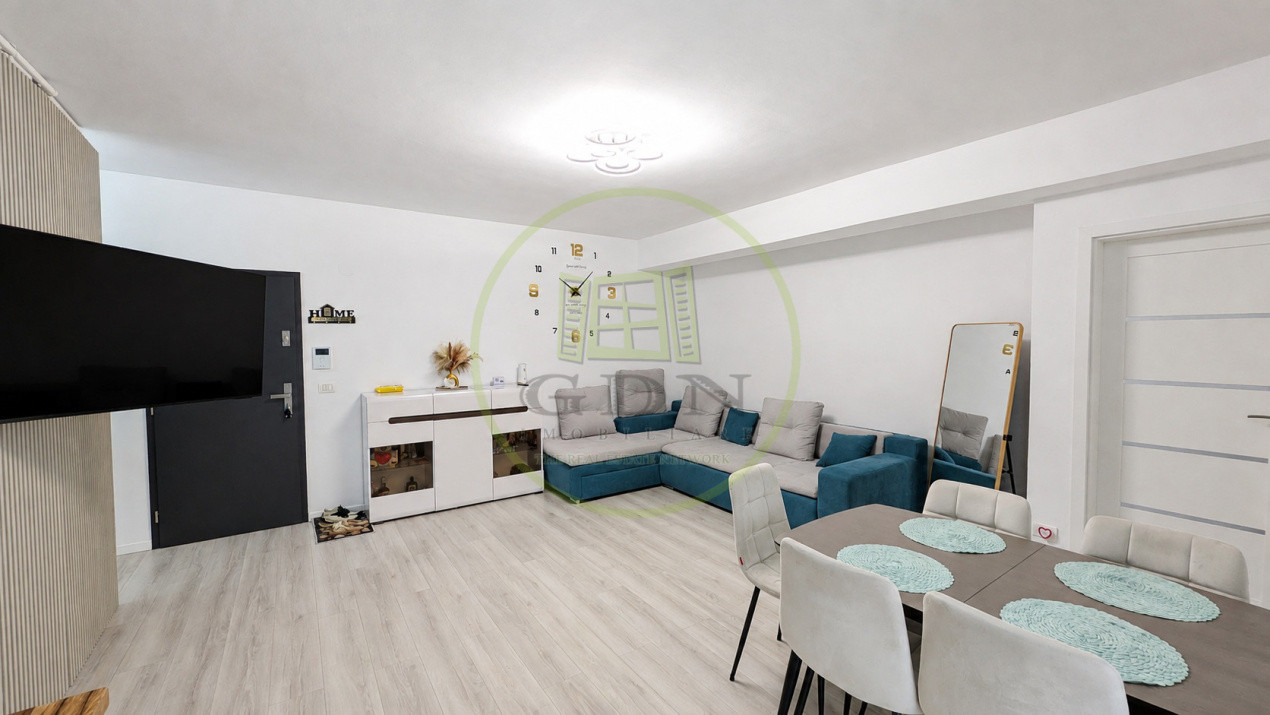 Apartament modern cu design impecabil, 3 camere, 2 băi și parcare