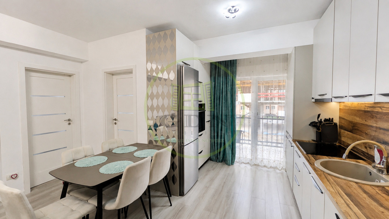 Apartament modern cu design impecabil, 3 camere, 2 băi și parcare