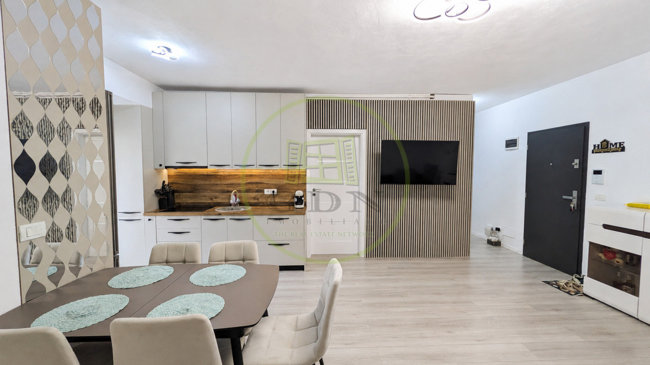 Apartament modern cu design impecabil, 3 camere, 2 băi și parcare