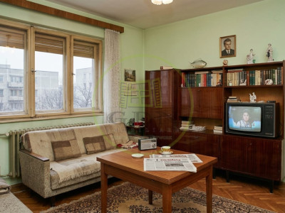 2 camere Aleea Roșiorilor • 34 mp • Original 1979 • Fără balcon