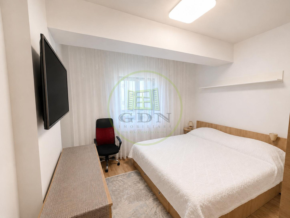 Apartament 2 camere | 47,9 mp + balcon 9,9 mp | Etaj 1/3 | Centrală proprie