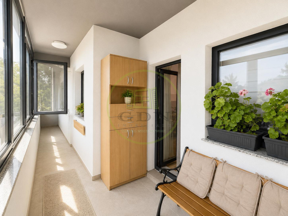 Apartament 2 camere | 47,9 mp + balcon 9,9 mp | Etaj 1/3 | Centrală proprie