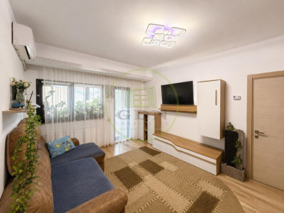 Apartament 2 camere | 47,9 mp + balcon 9,9 mp | Etaj 1/3 | Centrală proprie